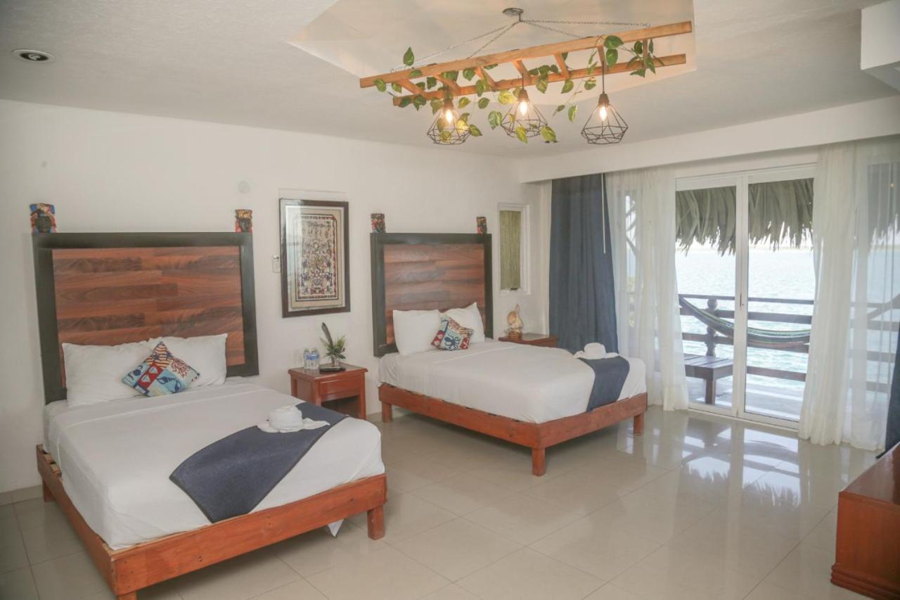 Seven Blue House Village & Lodge Bacalar Kültér fotó